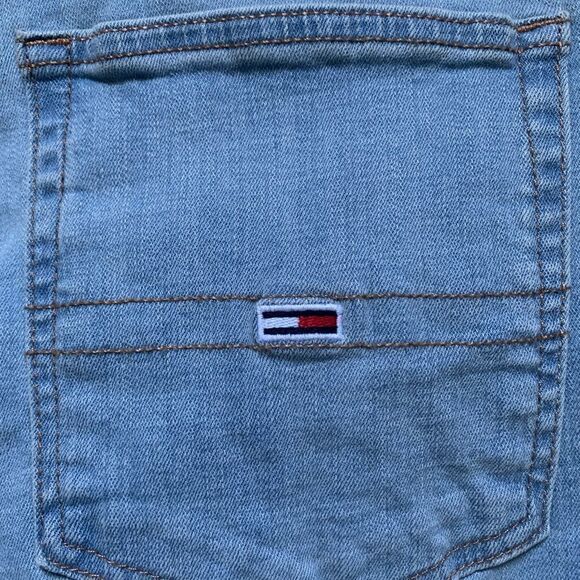 NWT! PLUS Women’s Tommy Hilfiger Straight Leg Blue Jeans 40x30 - Picture 4 of 7